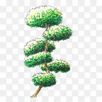 手绘绿树VIP会员卡-空若网 手绘绿树VIP会员卡-空若网