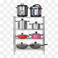 厨房锅具展示架-空若网 厨房锅具展示架-空若网