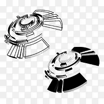 同心圆平面三维-空若网 同心圆平面三维-空若网