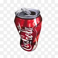 可乐写实插画-空若网 可乐写实插画-空若网