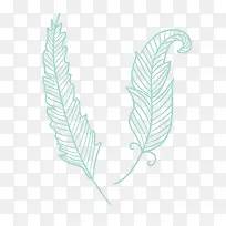 矢量卡通简洁线稿翅膀-空若网 矢量卡通简洁线稿翅膀-空若网