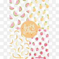 水果底纹-空若网 水果底纹-空若网