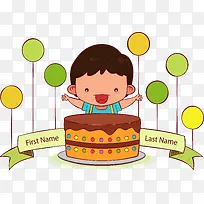 过生日的男孩-空若网 过生日的男孩-空若网