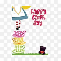 爱丽丝生日卡片-空若网 爱丽丝生日卡片-空若网