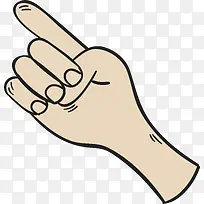 卡通手指指向-空若网 卡通手指指向-空若网