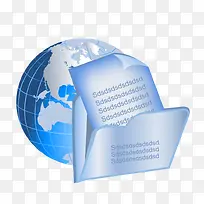 卡通蓝色网络数据-空若网 卡通蓝色网络数据-空若网