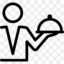 食物服务员图标-空若网 食物服务员图标-空若网