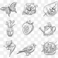 动植物简画-空若网 动植物简画-空若网