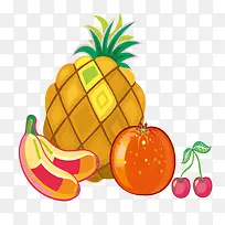 卡通水果装饰,淘宝素材,矢量元-空若网 卡通水果装饰,淘宝素材,矢量元-空若网