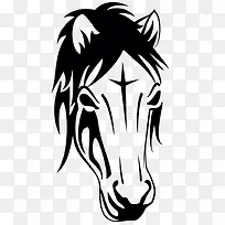 矢量插画元素马头-空若网 矢量插画元素马头-空若网