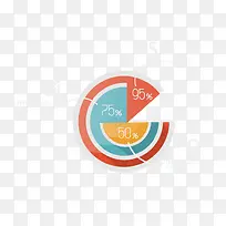 饼状圆环信息图表-空若网 饼状圆环信息图表-空若网