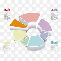 立体饼状圆形信息表-空若网 立体饼状圆形信息表-空若网