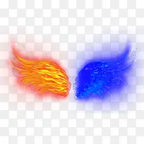 冰火天使翅膀免扣素材-空若网 冰火天使翅膀免扣素材-空若网