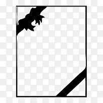 黑白爱情元素-空若网 黑白爱情元素-空若网