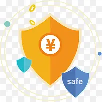 安全图标 金融类 资金安全元素-空若网 安全图标 金融类 资金安全元素-空若网
