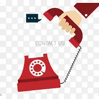商务电话插画-空若网 商务电话插画-空若网