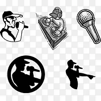 矢量音乐标志-空若网 矢量音乐标志-空若网