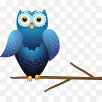 树枝上的猫头鹰-空若网 树枝上的猫头鹰-空若网