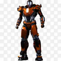 橙色变形金刚海报背景-空若网 橙色变形金刚海报背景-空若网