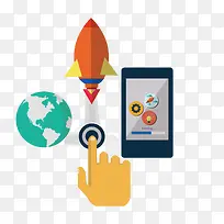 矢量火箭加速-空若网 矢量火箭加速-空若网