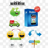 扁平化图标-空若网 扁平化图标-空若网