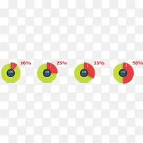 矢量圆形数据统计-空若网 矢量圆形数据统计-空若网