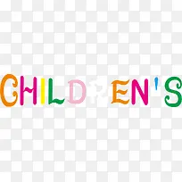 childrens字体设计-空若网 childrens字体设计-空若网