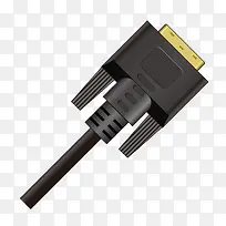 黑色电脑数据线插头-空若网 黑色电脑数据线插头-空若网