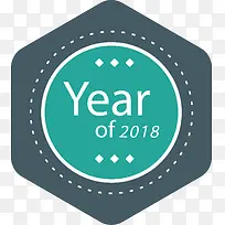 2018手绘几何标签-空若网 2018手绘几何标签-空若网