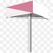 矢量白色质感广告牌高炮-空若网 矢量白色质感广告牌高炮-空若网