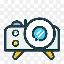 扁平化投影仪PNG下载-空若网 扁平化投影仪PNG下载-空若网