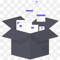 手绘扁平信息收集插画UI设计-空若网 手绘扁平信息收集插画UI设计-空若网