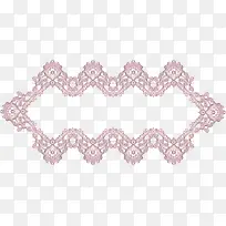 紫红色对称蕾丝边框-空若网 紫红色对称蕾丝边框-空若网