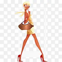 手绘时尚美女-空若网 手绘时尚美女-空若网