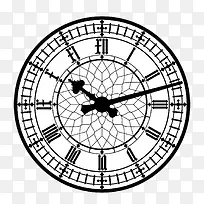 矢量黑色欧式表盘刻度表-空若网 矢量黑色欧式表盘刻度表-空若网