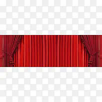 大红色喜庆帷幕海报背景-空若网 大红色喜庆帷幕海报背景-空若网