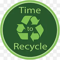 绿色循环地球标签-空若网 绿色循环地球标签-空若网