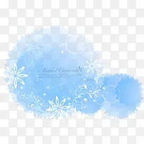 蓝色水墨花纹-空若网 蓝色水墨花纹-空若网