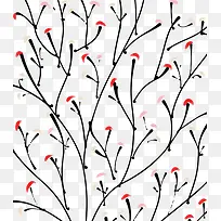 树枝底纹-空若网 树枝底纹-空若网