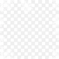 冬季白色雪花边框-空若网 冬季白色雪花边框-空若网