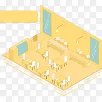 餐厅平面布置-空若网 餐厅平面布置-空若网