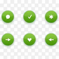 矢量绿色按钮-空若网 矢量绿色按钮-空若网