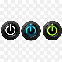 金属风格黑色开关科技感按钮-空若网 金属风格黑色开关科技感按钮-空若网