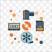 播放流程图标-空若网 播放流程图标-空若网