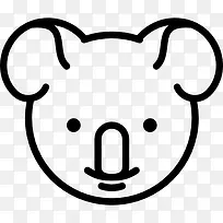Koala Head 图标-空若网 Koala Head 图标-空若网