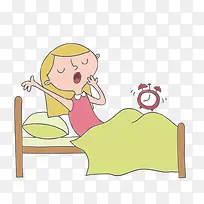 矢量早上起床-空若网 矢量早上起床-空若网