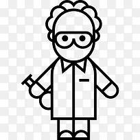 化学家图标-空若网 化学家图标-空若网