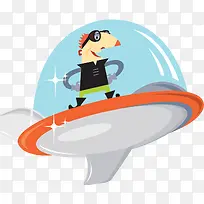 宇宙飞船插画-空若网 宇宙飞船插画-空若网