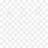 创意线性字母-空若网 创意线性字母-空若网