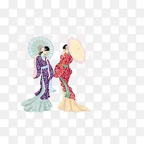 手绘古典美女-空若网 手绘古典美女-空若网